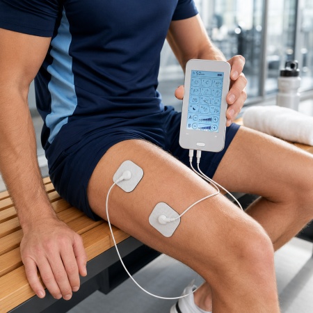 Electrostimulator Muscular TENS/EMS AresPro – 12 Moduri, Ecran Tactil - Img 4