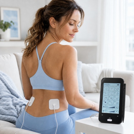 Electrostimulator Muscular TENS &amp; EMS AresPro cu Touchscreen, 24 Moduri și 2 Canale Independente - Img 4