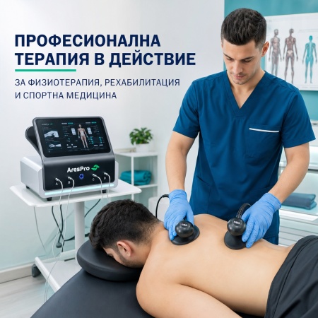 Професионален Апарат за Текар Терапия и Електротерапия AresPro Tecar Pro Max - Img 4