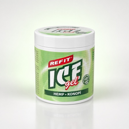 Силен масажен и регенериращ гел Refit Ice gel Cannabis Konop 230 ml - Img 7