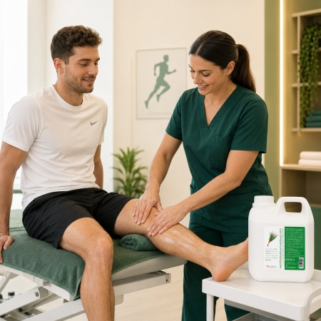 СРЕДИЗЕМНОМОРСКО МАСАЖНО МЛЯКО RehabMedic – 1 литър (Стимулиращ термо гел-балсам) - Img 5