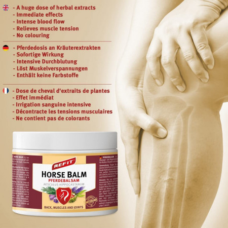 Horse Balm REFIT Horse Balm 80 ml Roll-On pentru dureri foarte severe cu efect imediat și de lungă durată de la renumitul Karlsbad Spa Natural - Img 4