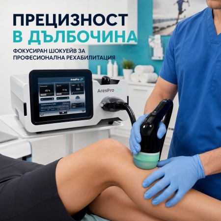 Професионален Апарат за Фокусиран Шокуейв AresPro EMFOCUS PRO - Img 3