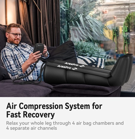 AresPro Air Compression Leg Recovery System - Img 6