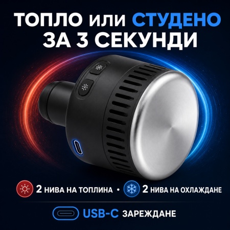 Cap Pistol de Masaj AresPro – Terapie Cald și Rece - Img 5