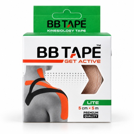 Кинезио Тейп за Чувствителна Кожа BBTape LITE (5см х 5м) – Хипоалергенна Лента за Деца, Лице и Тяло - Img 7