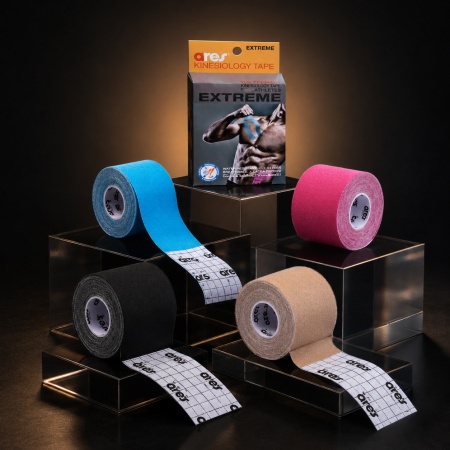Корейска Кинезио Тейп Лента ARES EXTREME (5 см × 5 м) – Максимална Издръжливост при Екстремни Натоварвания - Img 2