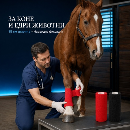 Самозалепващ бинт (Кобан) Kindmax Lap 15 см х 4.5 м - Img 5