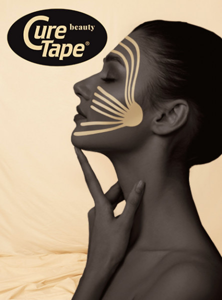 Bandă Kinesio pentru Față CureTape Beauty 5m x 5cm – Teip Facial - Img 2