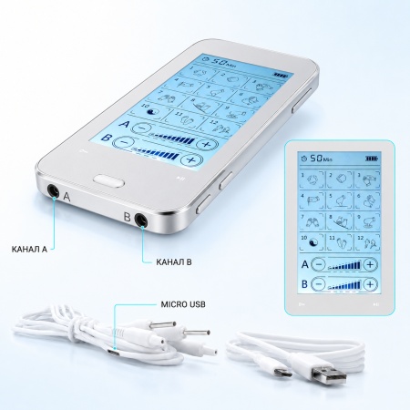Electrostimulator Muscular TENS/EMS AresPro – 12 Moduri, Ecran Tactil - Img 5