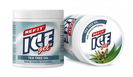 Gel răcoritor Refit Ice Gel Tea Tree Oil 230 ml – pentru dureri foarte puternice cu efect imediat și de lungă durată de la renumitul Karlovy Vary. - Img 2