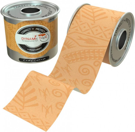 Dynamic Tape "Биомеханична лента" 5см х 5м телесен