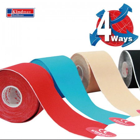 Kindmax DYNAMIC TAPE 4 ways 5cm x 5m