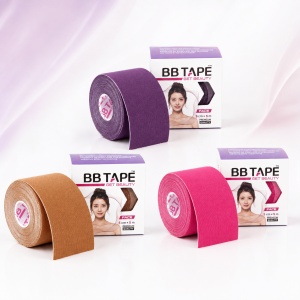 Корейски Кинезио Тейп за Лице BBTAPE (5 см × 5 м) – Премиум Памучна Лента за Естествен Лифтинг - Img 6