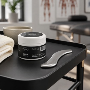 Професионален масажен восък FASCIQ® Wax с бадемово масло и пчелен восък (150ml) - Img 5