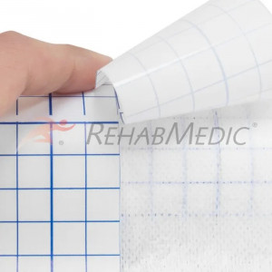 Bandă adezivă fixă ​​nețesută RehabMedic 5 cm x 10 m - Img 2