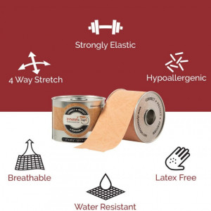Dynamic Tape  „Banda biomecanică” 5cm x 5m tatuaj corporal - Img 2