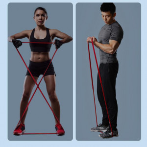 Bandă Elastică de Antrenament Power Band Red 7-30 kg – Elastic Profesional pentru Fitness, Crossfit și Kinetoterapie - Img 2