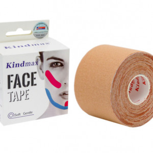 Кинезио Тейп за Лице Kindmax (5cm x 5m) | Силна Фиксация и Лифтинг