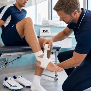 Класически спорт тейп McDavid Eurotape 3.8 cm. – Професионално фиксиране и стабилност за ставите - Img 2
