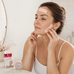 Корейски Кинезио Тейп за Лице ARES BEAUTY GENTLE (5см/5м) – За Чувствителна Кожа и Лифтинг - Img 4