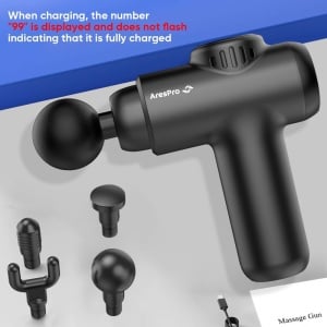 Мини масажен пистолет AresPro P08 - Img 5