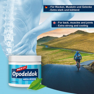 Balsam Refit Opodeldok Extra Strong 200 ml - extrem de puternic pentru spate, muschi si articulatii - Img 4