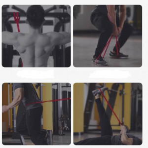 Bandă Elastică de Antrenament Power Band Red 7-30 kg – Elastic Profesional pentru Fitness, Crossfit și Kinetoterapie - Img 3