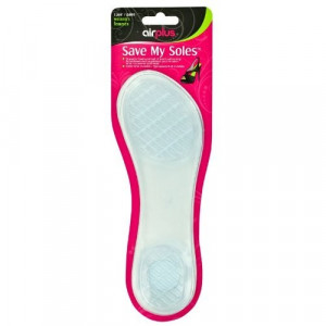 Branțuri din Gel pentru Pantofi cu Toc Airplus Save My Feet (Mărime 36-42) – Semibranțuri Transparente și Antishoc pentru Femei