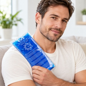 Compresa Gel MCDAVID cald/rece 26 X 12cm Dispotechență. Conține uree și apă. - Img 2