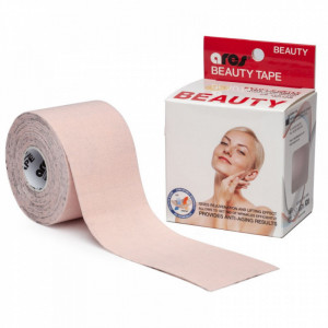 Корейски Кинезио Тейп за Лице ARES BEAUTY GENTLE (5см/5м) – За Чувствителна Кожа и Лифтинг