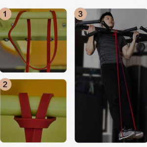 Bandă Elastică de Antrenament Power Band Red 7-30 kg – Elastic Profesional pentru Fitness, Crossfit și Kinetoterapie - Img 4