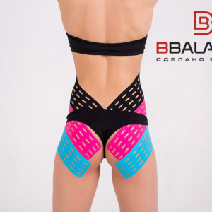 Bandă Kinesiologică pentru Drenaj Limfatic BB LYMPH TAPE™ 7.5cm x 5m – Bandă Perforată Premium Anticelulitică și Remodelare Corporală - Img 4