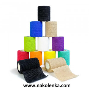 Bandaj elastic autoadeziv Kindmax Lap 7.5 cm x 4.5 m 16 bucăți