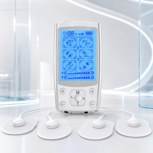 Electrostimulator Muscular TENS/EMS AresPro – 24 Moduri, Argintiu