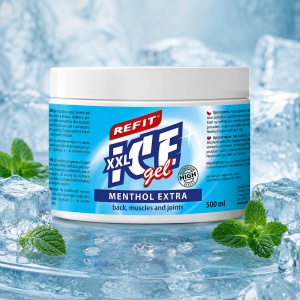 Refit Ice Gel Menthol Extra (500 ml) | Охлаждащ гел при болка - Img 6
