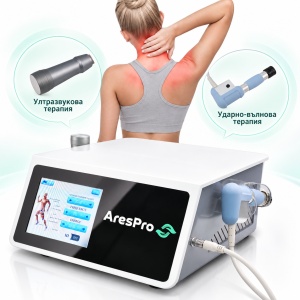 Aparat Profesional 2 în 1 Terapie cu Unde de Șoc (Shockwave) și Ultrasunete AresPro - Img 2