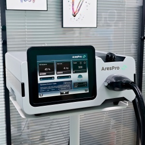 Апарат за електромагнитно фокусирана ударно-вълнова терапия AresPro EMFOCUS PRO фокусиран шокуейв