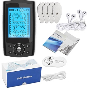 Aparat de electrostimulare AresPro, cu 4 electrozi, 24 de moduri de electrostimulare, 20 de niveluri de intensitate