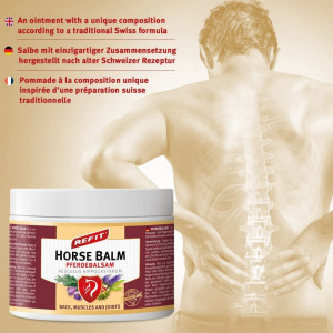 Horse Balm REFIT Horse Balm 80 ml Roll-On pentru dureri foarte severe cu efect imediat și de lungă durată de la renumitul Karlsbad Spa Natural - Img 3
