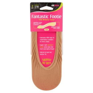 Șosete Tăietură Adâncă cu Spumă cu Memorie Airplus Fantastic Footies Deep Cut – Tălpici Invizibili Premium pentru Pantofi și Balerini