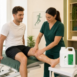 СРЕДИЗЕМНОМОРСКО МАСАЖНО МЛЯКО RehabMedic – 1 литър (Стимулиращ термо гел-балсам) - Img 5