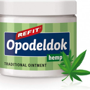 Balsam pentru talie, spate, muschi si articulatii Refit Opodeldok Cannabis 200 ml