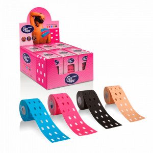 Bandă Kinesio Perforată CureTape Punch 5cm x 5m – Teip Perforat
