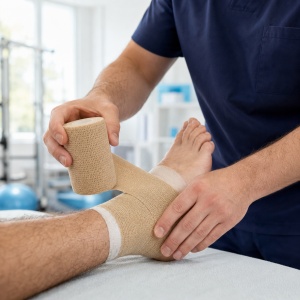 Bandaj Autoadeziv Coeziv AresPro 7.5cm x 4.5m – Fașă Elastică Tip Coban pentru Fixare, Compresie și Protecție Sportivă - Img 5
