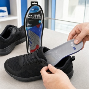 Branțuri de Amortizare pentru Susținerea Arcului Airplus (Mărime 42-46) – Branțuri Ortopedice Premium din Gel pentru Bărbați, Pantofi de Lucru și Sport - Img 2