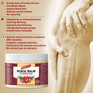Horse Balm REFIT Horse Balm 80 ml Roll-On pentru dureri foarte severe cu efect imediat și de lungă durată de la renumitul Karlsbad Spa Natural - Img 4