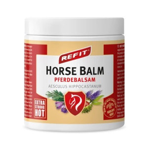 Refit Horse Balm Extra Strong HOT XXL 230 ml - Силно затоплящ с планинска арника, болкоуспокояващ гел, арника, ефективен болкоуспокояващ гел, незабавен и дълготраен ефект, за гръб, мускули
