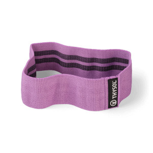 Set de elastice de antrenament pentru femei cu invelis textil / 3 piese - Img 3
