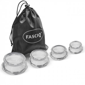 Set Ventuze Anticelulitice din Silicon FASCIQ 4 piese